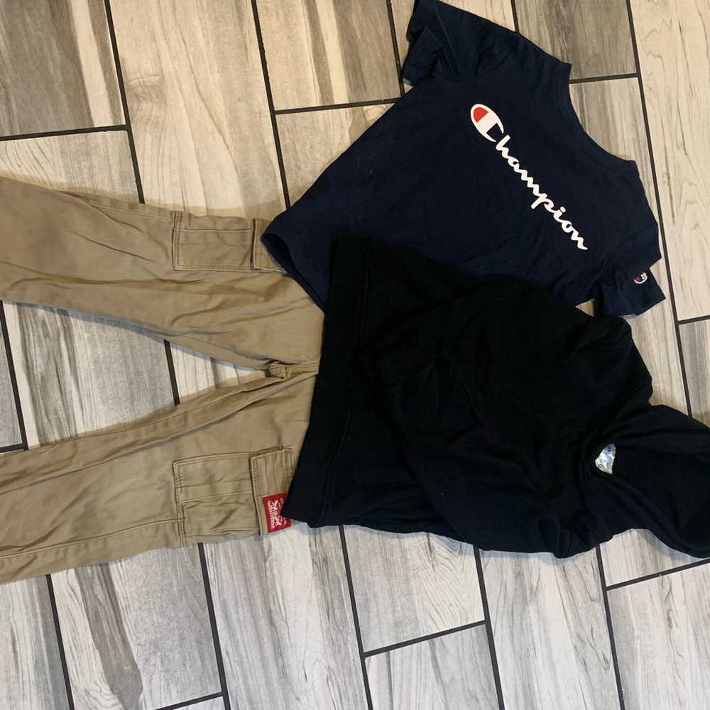 Champion Navy and Black Kids Matching Set